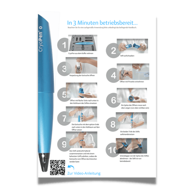 CryoPen Anleitung