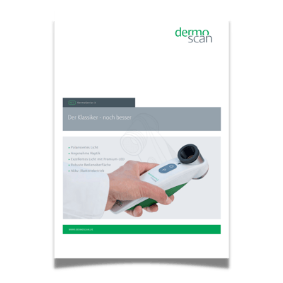 DermoGenius Dermatoskop Broschüre