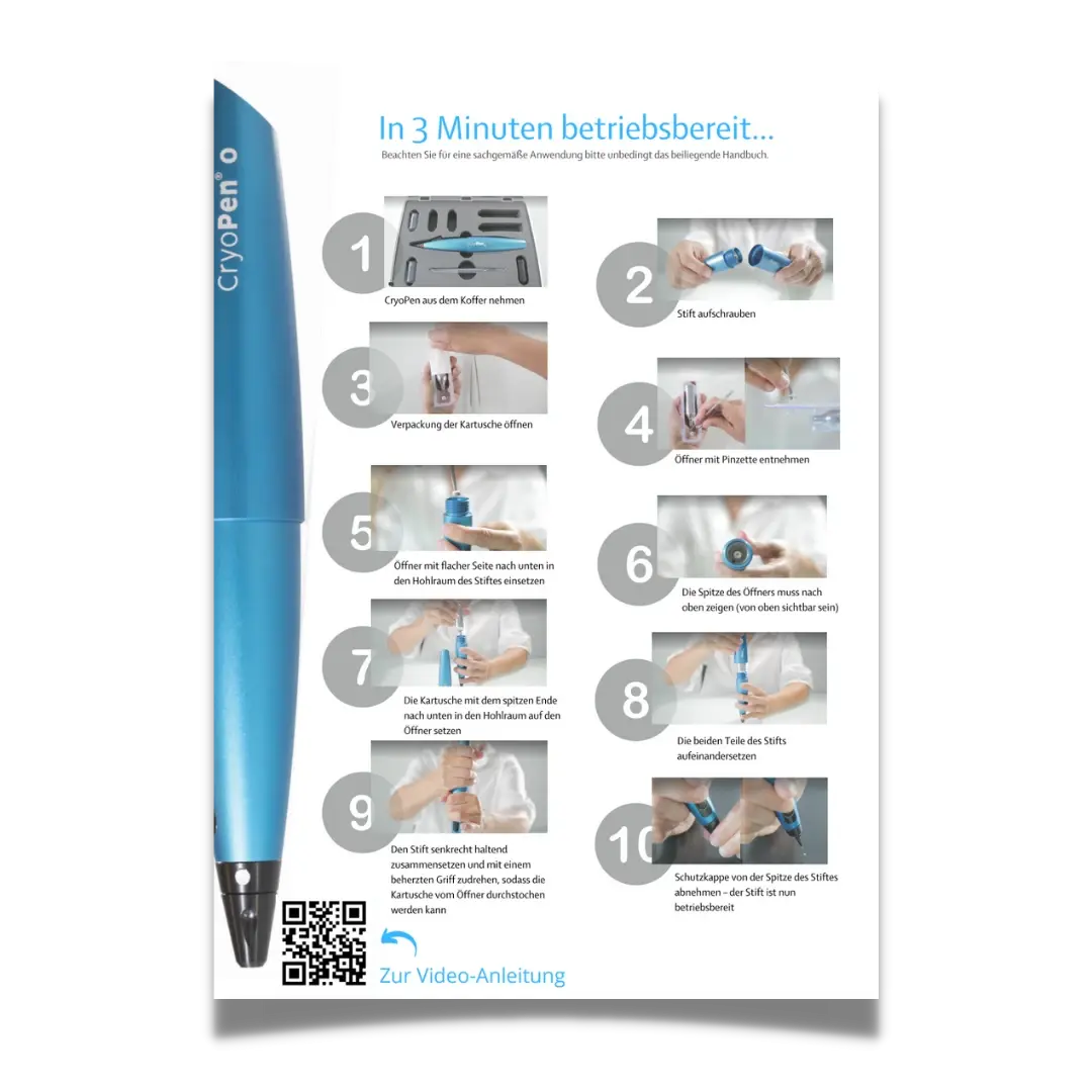 CryoPen Med Kurzanleitung CryoPen Med Kurzanleitung