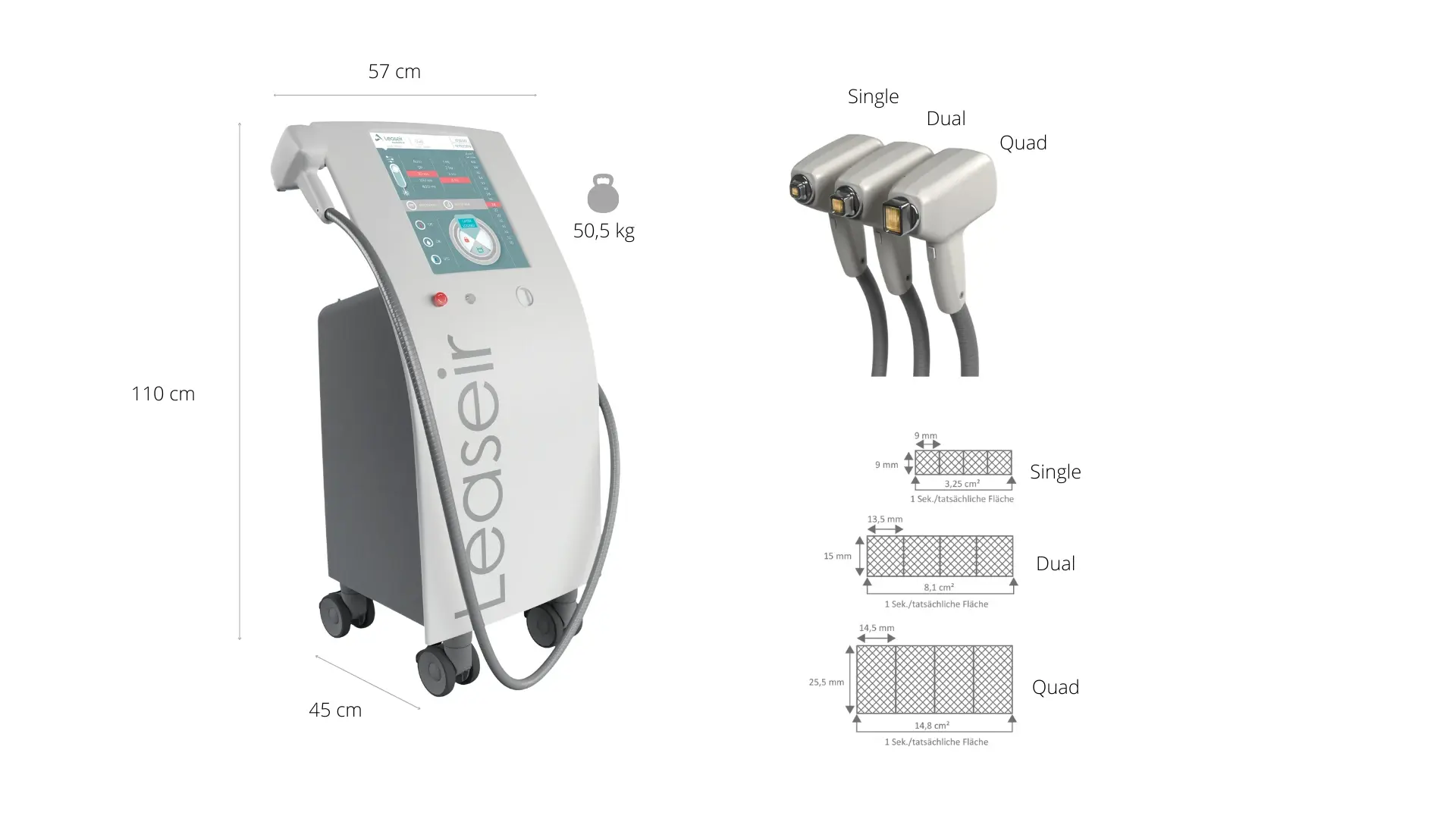 Leaseir MHR Diodenlaser Komponenten