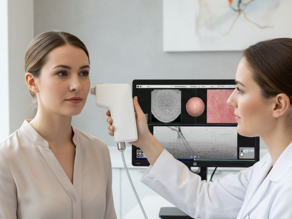 VivoSight Frau Untersuchung KI